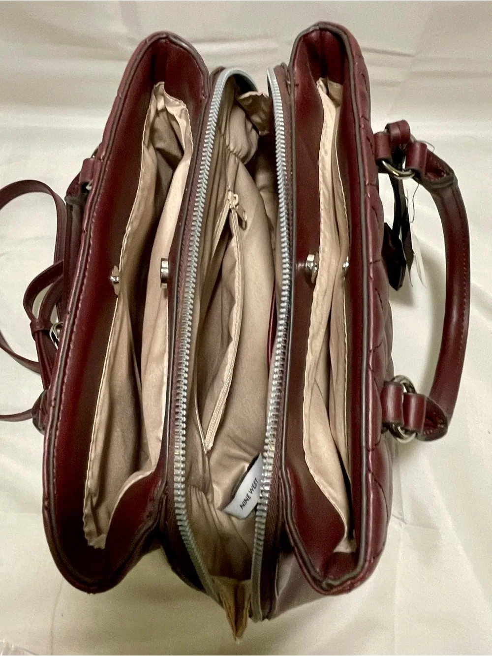 Nine West Peetra Quilted Satchel/Crossbody, NWT